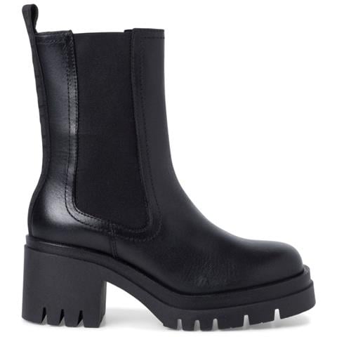 Black Casual Closed Booties Stivaletti Pelle Scarpe Donna Nero Eu 36, 1-25497-29 003 - Foto 1