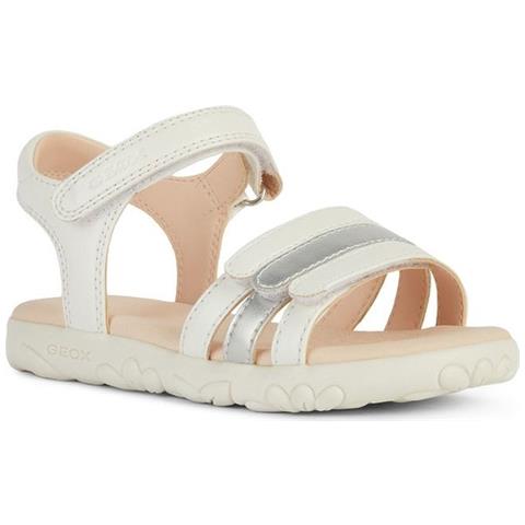 Sandal Haiti Sandali Sintetico Scarpe Bambina Bianco Eu 27, J458zd 000nf C0459 - Foto 2