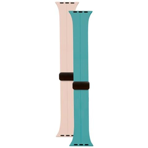 Confezione Da 2 Cinturini Per Apple Watch 42-44-45-49 Mm, Blu - Foto 1