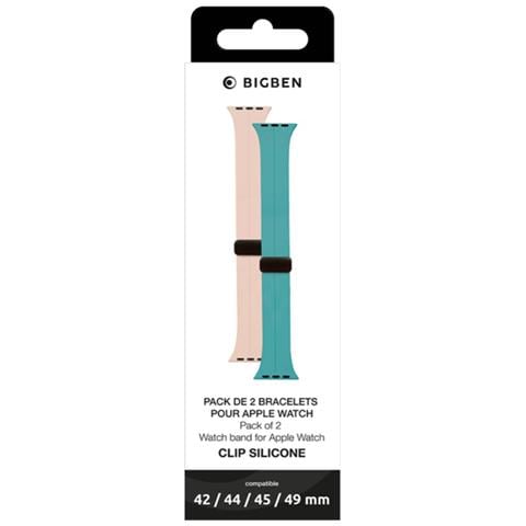 Confezione Da 2 Cinturini Per Apple Watch 42-44-45-49 Mm, Blu - Foto 2