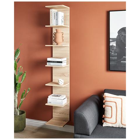 Libreria A Parete Eston 190 Cm Marrone Chiaro - Foto 1