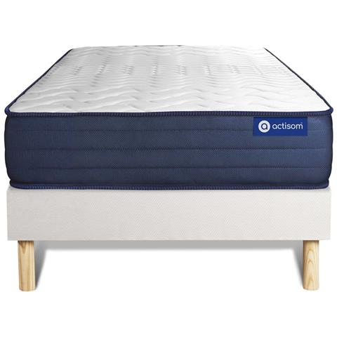 Kit Rete E Materasso Matrimoniale Actilatex Life 90x190cm - Spessore : 22cm - Lattice E Memory Foam- Molto Rigido - Foto 1