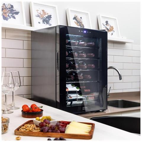 00122 cantina vino Cantinetta vino con compressore Libera installazione Nero, Trasparente 20 bottiglia /bottiglie - Foto 2