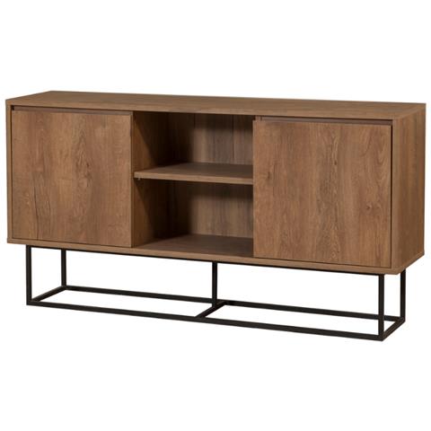 Brezno Credenza A 2 Porte Con 6 Spazi Di Stoccaggio 140 Cm - Foto 2