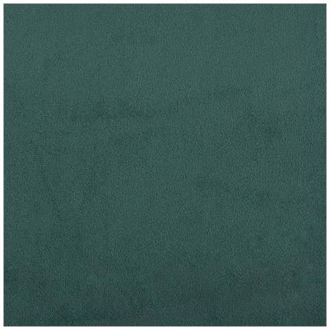 Set di Divani 3 pz con Cuscini e Rinforzi Verde scuro Velluto - Foto 9