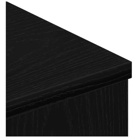 Mobile TV  Nero Rovere 80x34x30 cm in legno ingegnerizzato - Foto 9