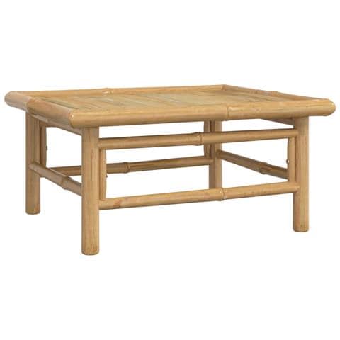 Set Salotto da Giardino 10pz con Cuscini Grigio Chiaro Bambù - Foto 9