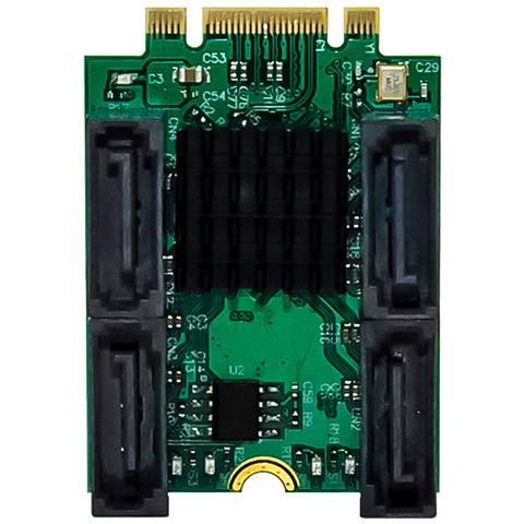 InLine 76660U, M.2, SATA, Maschio, Taiwan, Marvell 88SE9230, 6 Gbit/s - Foto 8