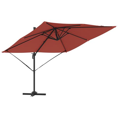 Ombrellone da Patio Terracotta Poliestere Grande - Foto 1
