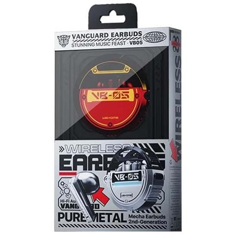 Auricolari Tws Wireless Bluetooth 5.3 Con Custodia Di Ricarica Bassi Profondi, Rosso - Foto 5