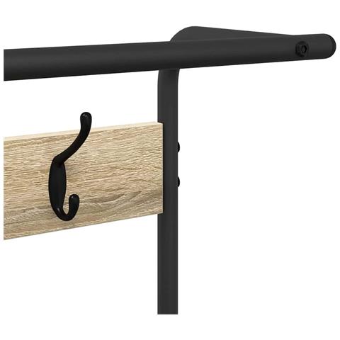 Appendiabiti rovere sonoma 95 x 34 x 184 cm Legno multistrato - Foto 9
