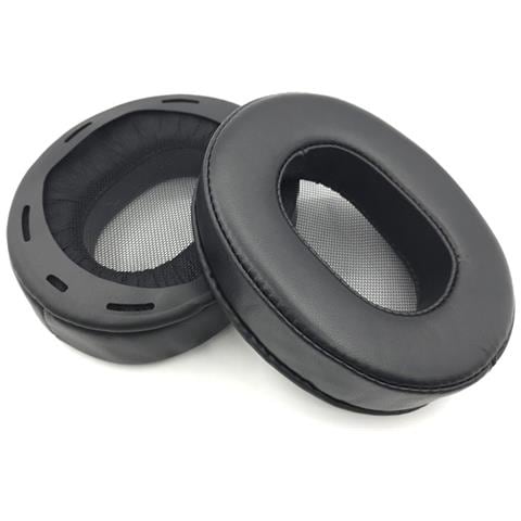 2 Cuscinetti Auricolari In Pelle Di Agnello Compatibili Con Cuffie Sony Mdr-1a/1adac - Cuscinetti Di Ricambio Black - Foto 1