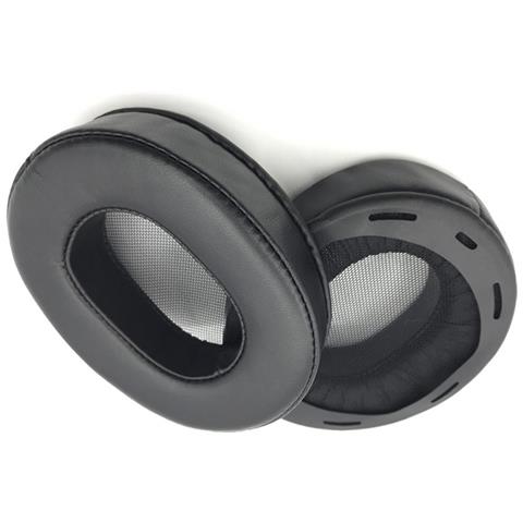 2 Cuscinetti Auricolari In Pelle Di Agnello Compatibili Con Cuffie Sony Mdr-1a/1adac - Cuscinetti Di Ricambio Black - Foto 2