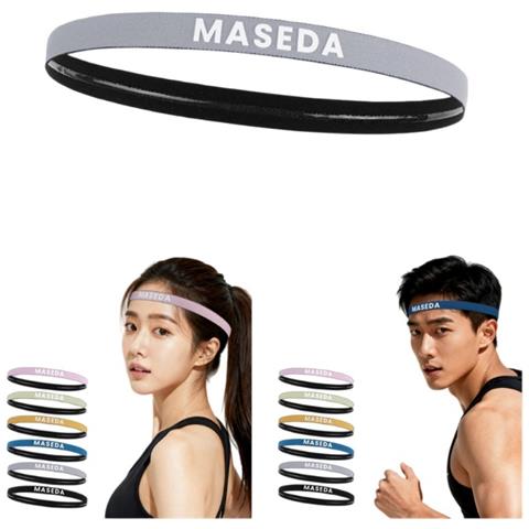 Fascia Sportiva Antiscivolo In Silicone - Alta Elasticità, Assorbimento Dell'umidità Grey - Foto 2