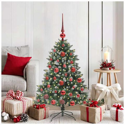 Albero di Natale artificiale con 150 LED Verde 120 cm - Foto 2