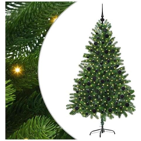Albero di Natale con 300 LED con supporto Verde 180 cm PE - Foto 1
