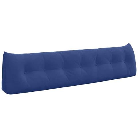 Cuscino per Schiena Blu Polizia 200 x 24 x 50 cm Velluto - Foto 1