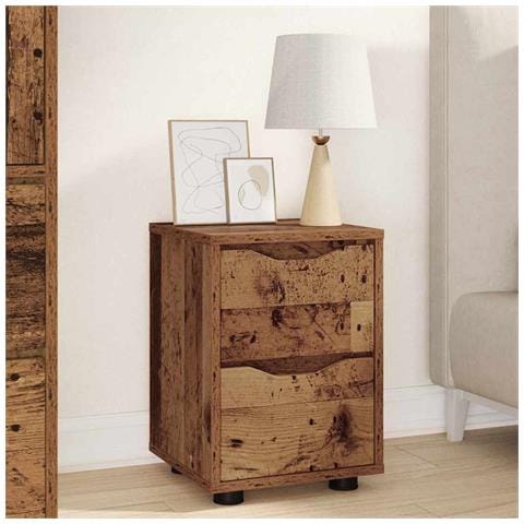 Comodino Legno vecchio 30,5 x 30 x 43 cm Legno multistrato - Foto 2