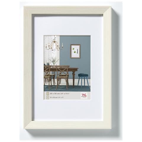 Fiorito Struttura In Legno 50x70 Cm, Bianco - Foto 1