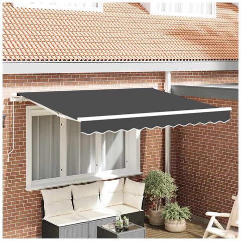 Telo di ricambio per tenda da sole Antracite 280 x 195 cm - Foto 2