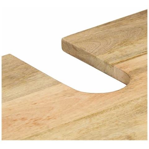 Set Mobili da Bagno 2pz in Legno Massello di Mango - Foto 9