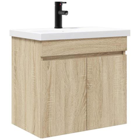 Mobile bagno con rubinetto Rovere Sonoma 61 x 40 x 74,5 cm - Foto 1