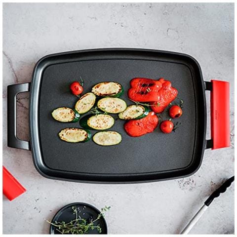 24347 - Piastra grill TitanFull, in alluminio pressofuso, con rivestimento antiaderente QuanTanium a 3 strati - Foto 3