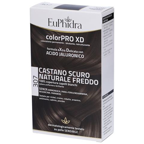 Colorpro Xd 307 Castano Scu Naturale F Colore + Attivante + Balsamo + Cuffia + Guanti - Foto 1