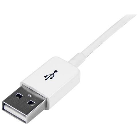 Cavo di prolunga USB 2.0 da 1 m A ad A - M / F, colore bianco - Foto 2
