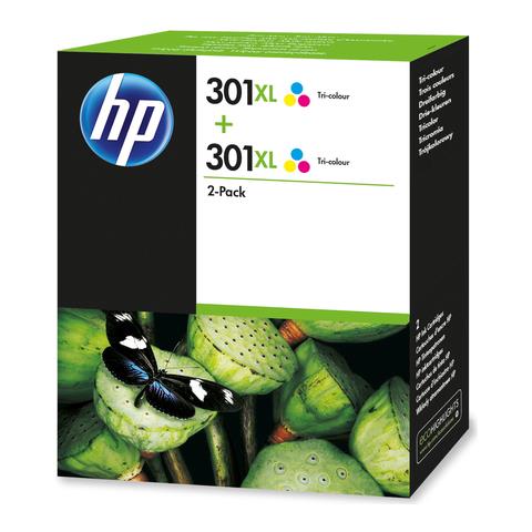 D8J46aE Cartuccia Ink Originale 301XL Ciano Magenta Gialla Deskjet 1000 Series advantage 2545 Envy 4500 Capacità 660 Pagine Confezione 2 pezzi - Foto 10