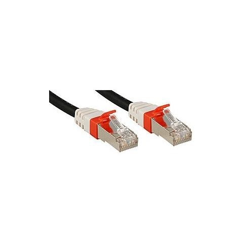 Cavo di Rete Patch Cat. 6 (A) SSTP - S / FTP PIMF 10 GBit privo di alogeni, nero, 40m - Foto 1