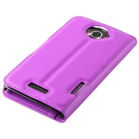 Custodia Compatibile Con Htc One X / X+ In Violetta Ametista - Coperchio Protettiva Con Chiusura Magnetica, Funzione Stand E Tasca Per Le Carte - Foto 2