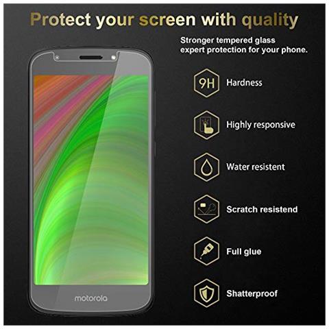Pellicola Di Armatura Compatibile Con Motorola Moto E5 In Elevata Trasparenza - Vetro Temperato (tempered) Di Protezione Del Display In Durezza 9h Con 3d Touch - Foto 2