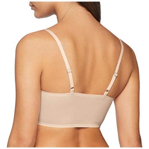 Micro Lovers Bustier Herausnehmbare Pads Bustino, Beige (beige 2409), 2xl (44 De) Donna - Foto 3
