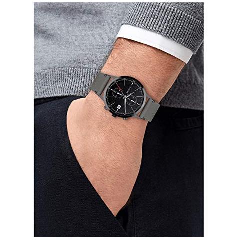 Orologio Quarzo Analogico Uomo Con Cinturino In Pelle Finta So-4125-lc - Foto 2