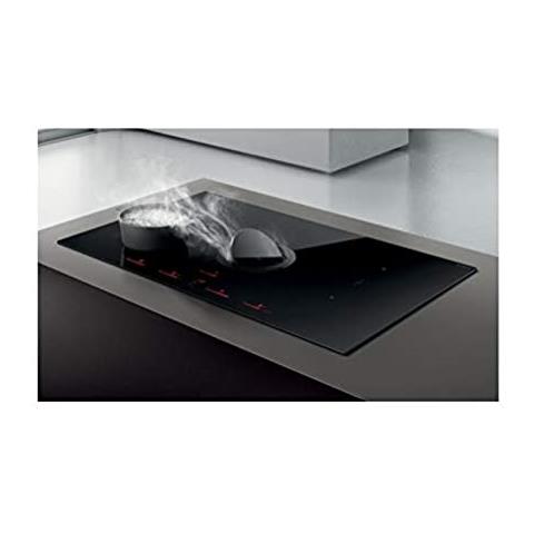 Piano Cottura BL / F / 83 a Induzione 4 Zone Cottura da 83 cm con Cappa Aspirante Colore Nero - Foto 2