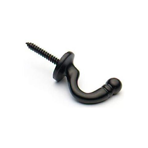 Bh01646 Estremit Della Sfera Cortina Drapery Trattenere Tie Indietro Ganci 40mm (1.1 2 Pollici) - Nero Confezione Da 2 - Foto 1