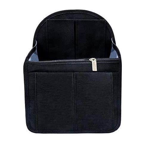 Zaino In Nylon Inserto Dellorganizzatore Dello Zaino Dello Zaino Per Una Custodia Universale In Borsa Delle Donne Degli Uomini Spalla Tote Bags Spalla Della Borsa Organizzatori Nero - Foto 1
