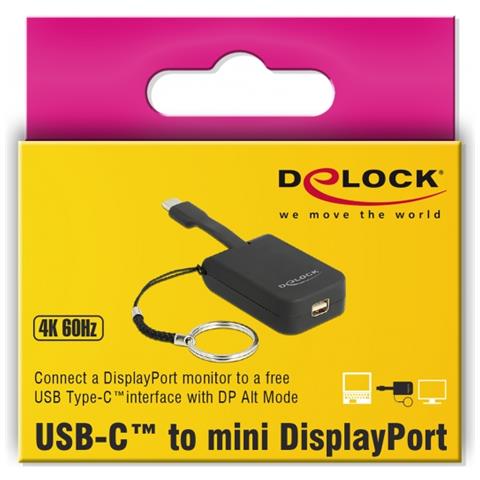 63939 cavo di interfaccia e adattatore USB Type-C mini DisplayPort Nero - Foto 3