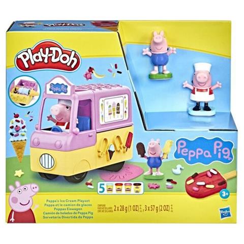 Peppa E Il Camioncino Dei Gelati, Personaggi Di Peppa E George E 5 Vasetti - Foto 1