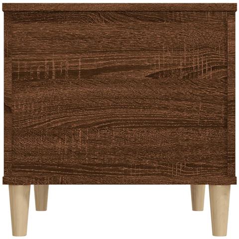 Tavolino Salotto Rovere Marrone 60x44,5x45 Cm Legno Multistrato - Foto 9