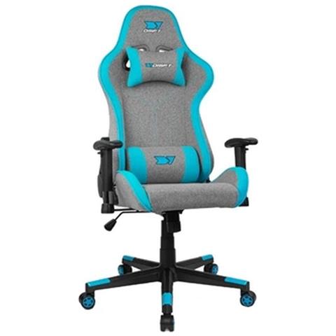 Sedia Da Gaming Dr90 Pro Grigia /blu - Foto 2