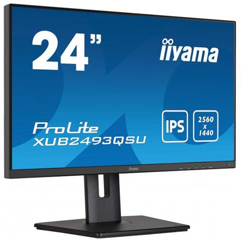 Prolite Xub2493qsu-b5 Monitor Pc 61 Cm (24"") 2560 X 1440 Pixel Wide Quad Hd Led Nero - Foto 5