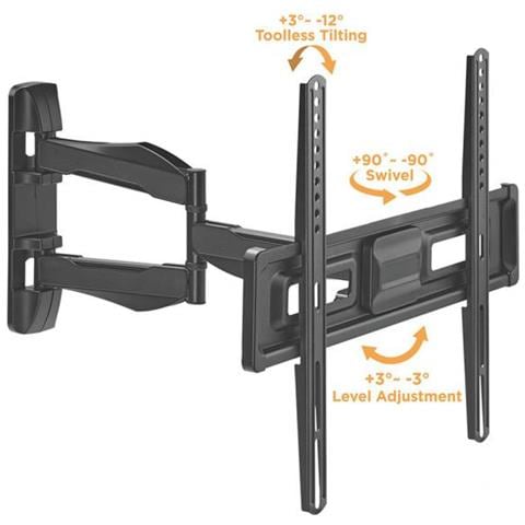 Supporto TV a parete 70"" Nero - Foto 2