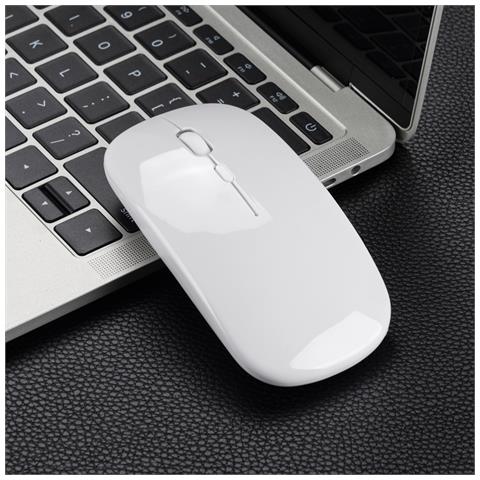 Mouse Wireless - Mouse Ottico Silenzioso 2.4g White - Foto 3