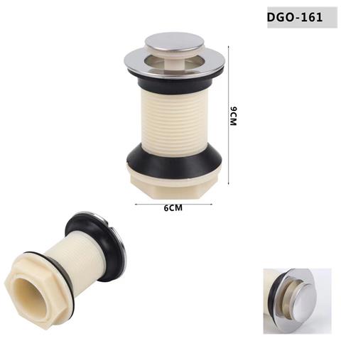 Piletta Scarico Click Clack Tappo Universale Lavabo Lavello Bidet 1/4"" 02062 - Foto 2