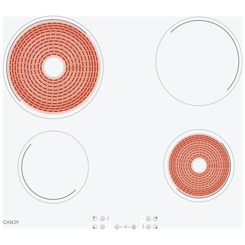 Timeless CH64CCW Bianco Da incasso Ceramica 4 Fornello (i) - Foto 2