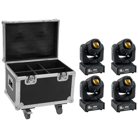 Set 4x Led Tmh-17 Spot + Case Mit Rollen (20001012) - Foto 1