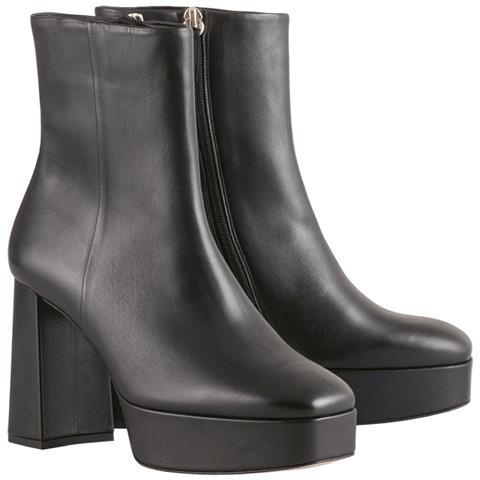 Nora Booties Stivaletti Pelle Scarpe Donna Nero Eu 41, 6-106900 0100 - Foto 1