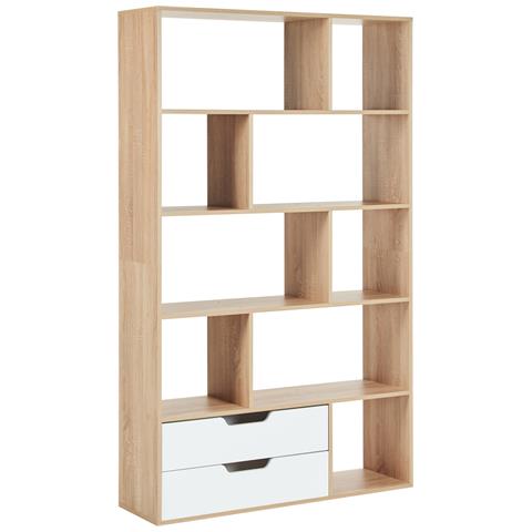 Libreria Wadena 185 Cm Marrone /bianco - Foto 2